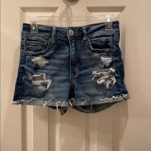 Denim shorts